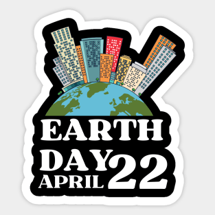 Earth Day April 22 Sticker